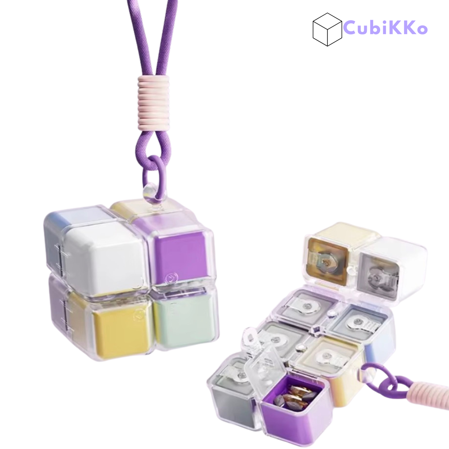 Magnetic Pill Box with 8 Compartments